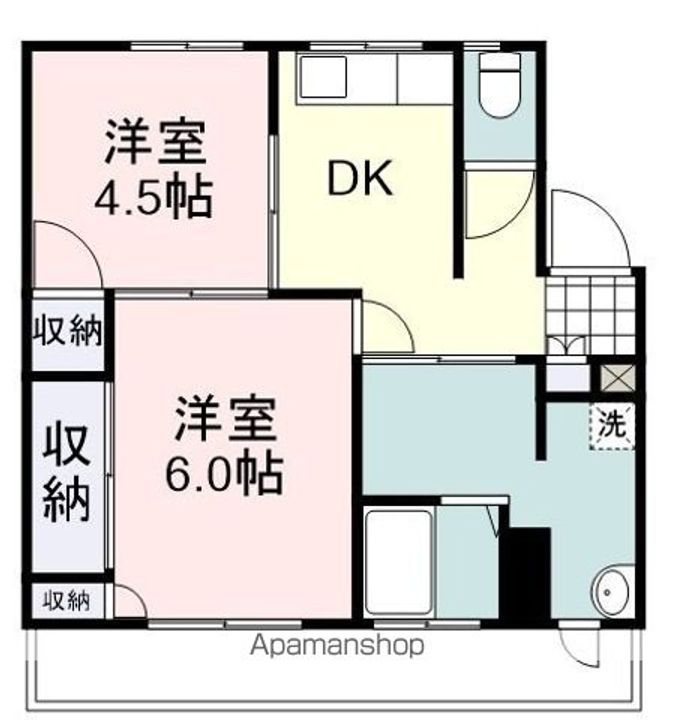 ヴィラナリー折戸B号棟103の間取り