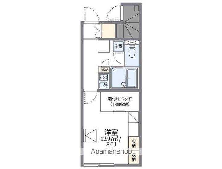 レオパレス高宮K2116の間取り