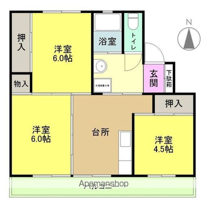 IKマンション308の間取り