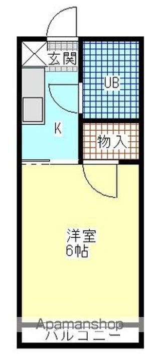 OKハイツDの間取り