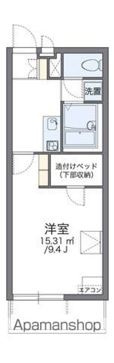 レオパレスKEN105の間取り