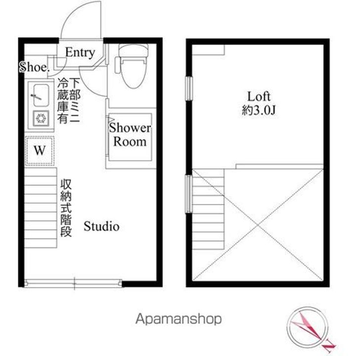 ハーモニーテラス南池袋Ⅱの間取り