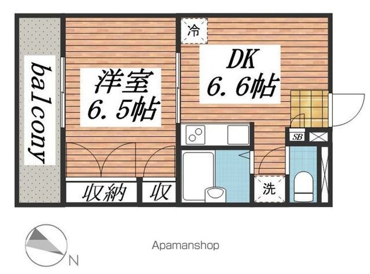 サンヴィレッジシラハタⅢの間取り