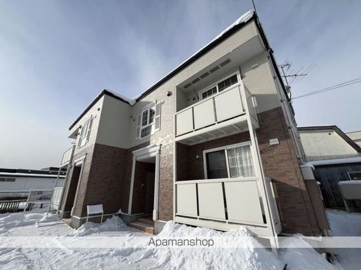 北海道北斗市東浜2丁目の賃貸アパートの外観