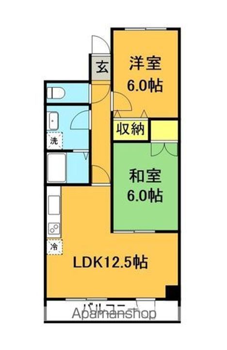 ラフィーネ丸武の間取り
