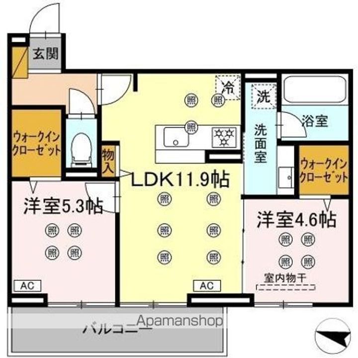 スリーレイヤー柏の葉(THREE LYAER柏の葉)の間取り