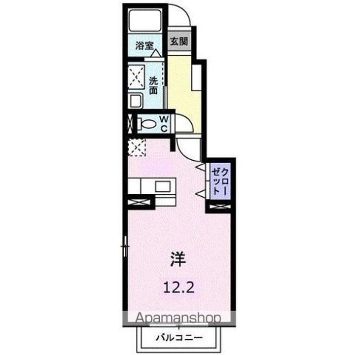 香川県高松市寺井町の賃貸アパートの間取り