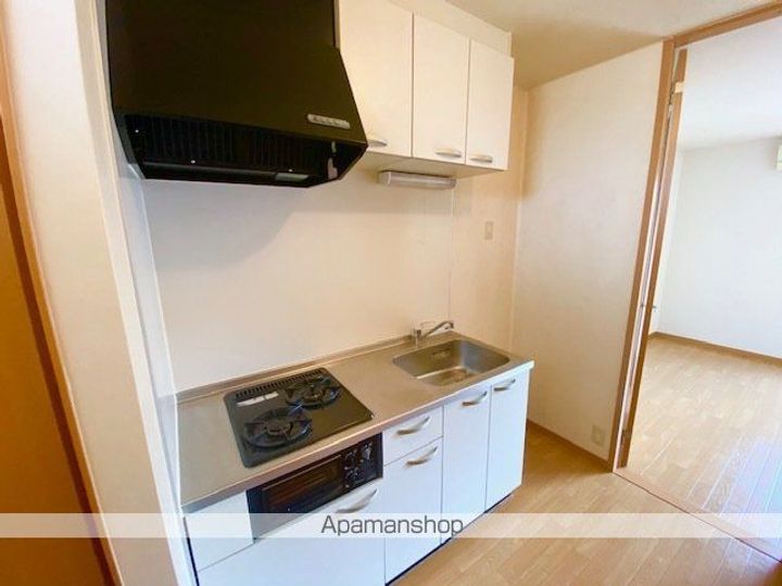 滋賀県東近江市沖野2丁目の賃貸アパートのキッチン