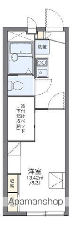 レオパレスディアコート 六木の間取り
