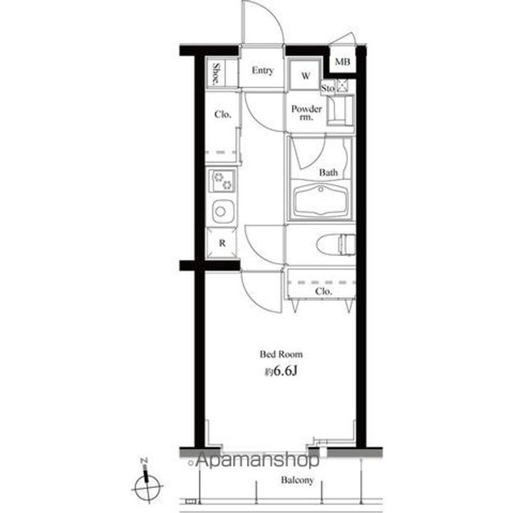 ハーモニーレジデンス東京アーバンスクエアの間取り