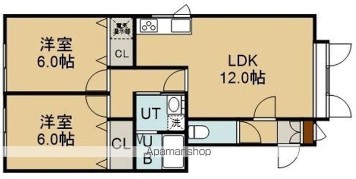 HEIGHTS AOYAMA102の間取り