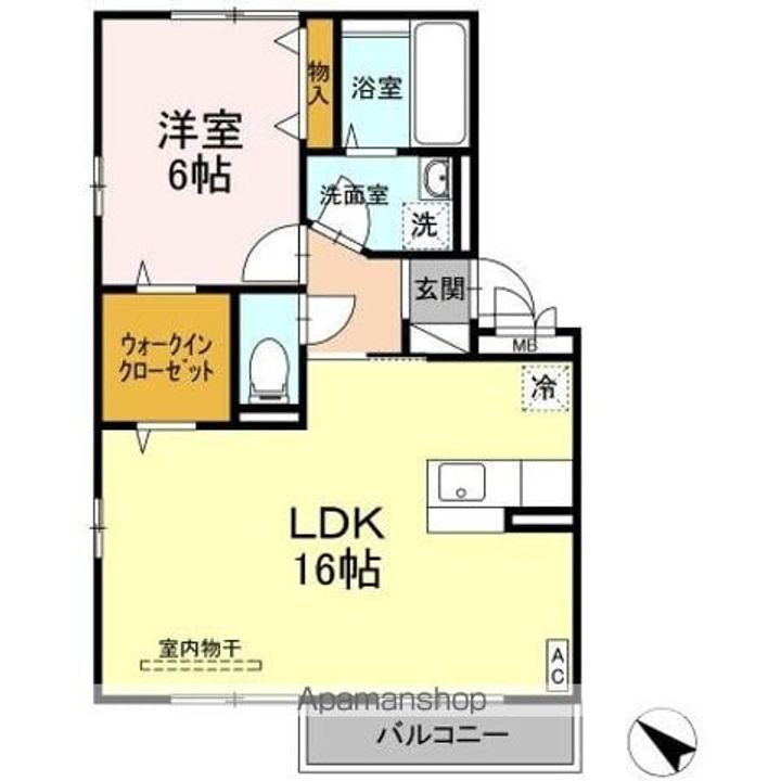 ハピネスヒルズの間取り
