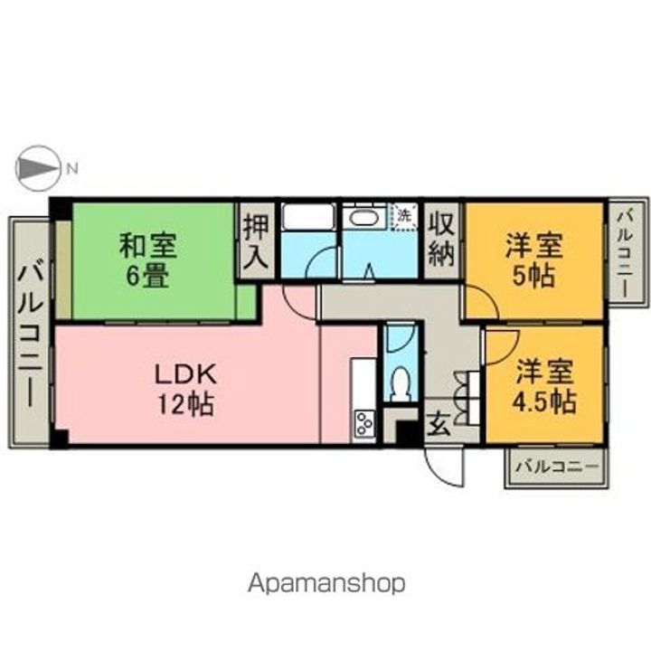 イトーピア上前津204の間取り