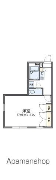レオパレス英(HANABUSA)101の間取り