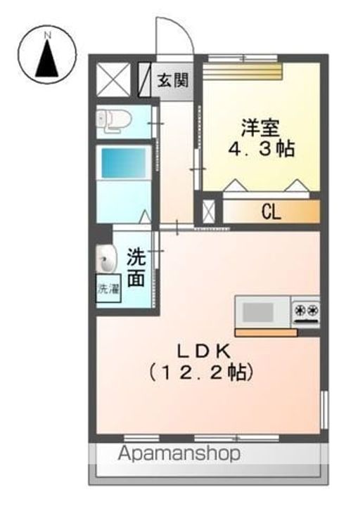 パープルオリエンテの間取り
