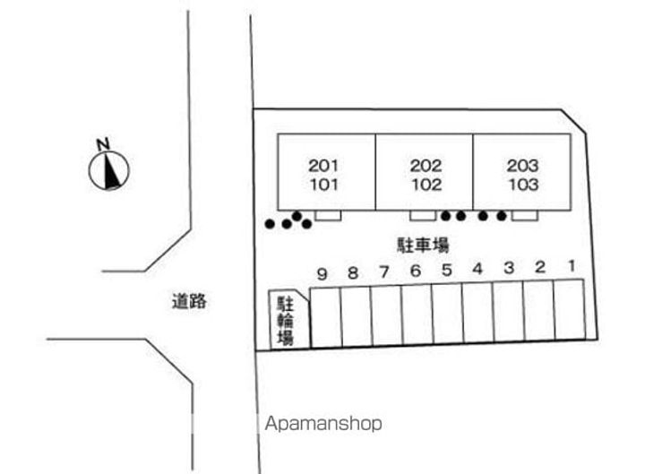愛媛県松山市山越1丁目の賃貸アパートのその他画像