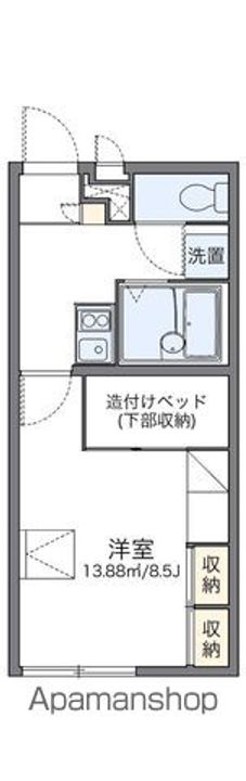 レオパレスディアコート中野105の間取り