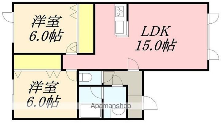 パステルK2101の間取り