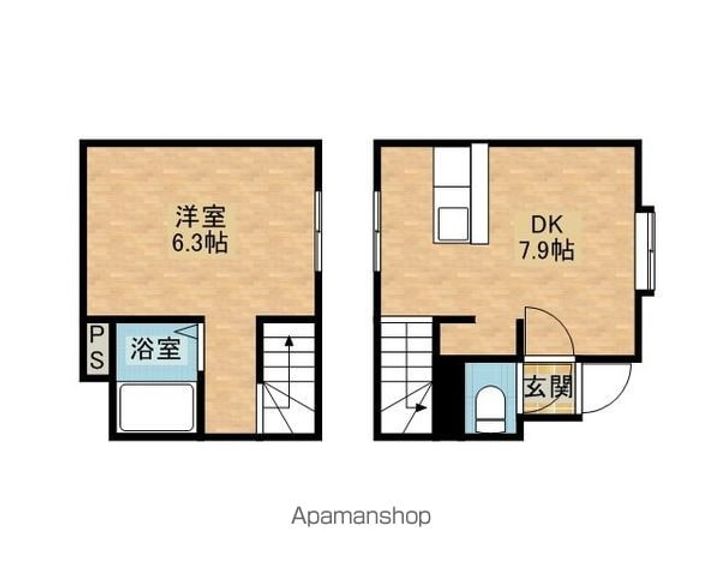 フェリオ文京台103の間取り