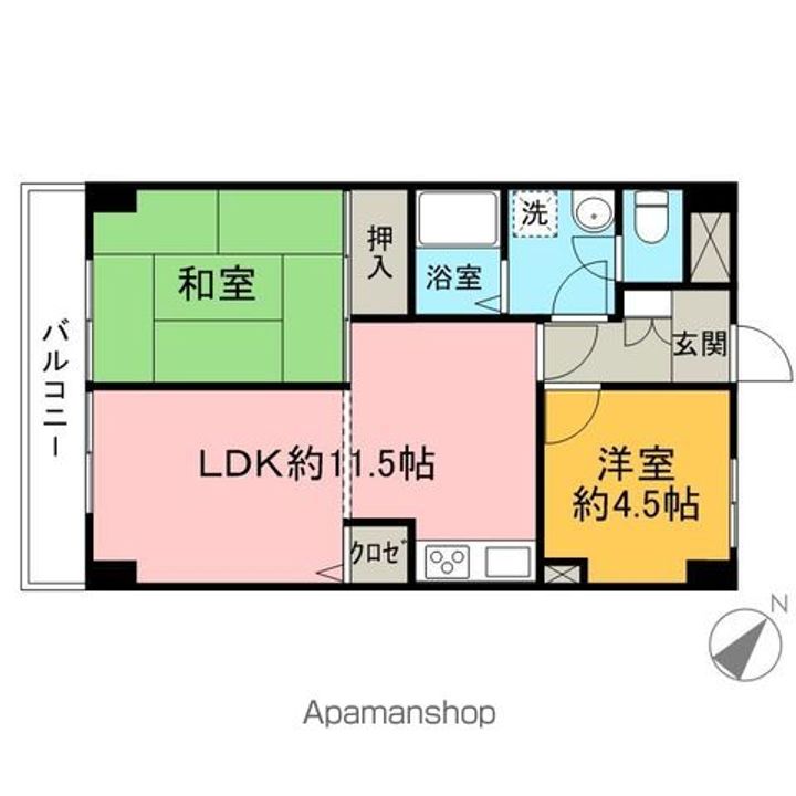 入間市駅前ビルの間取り