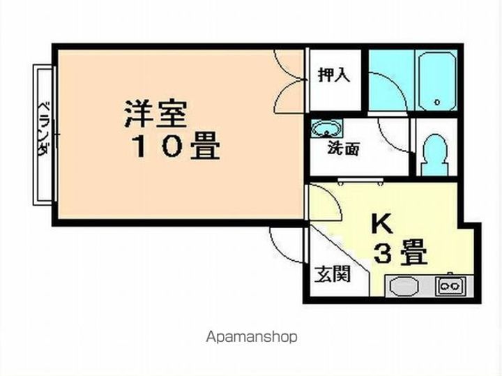 カーサ高谷B-2の間取り