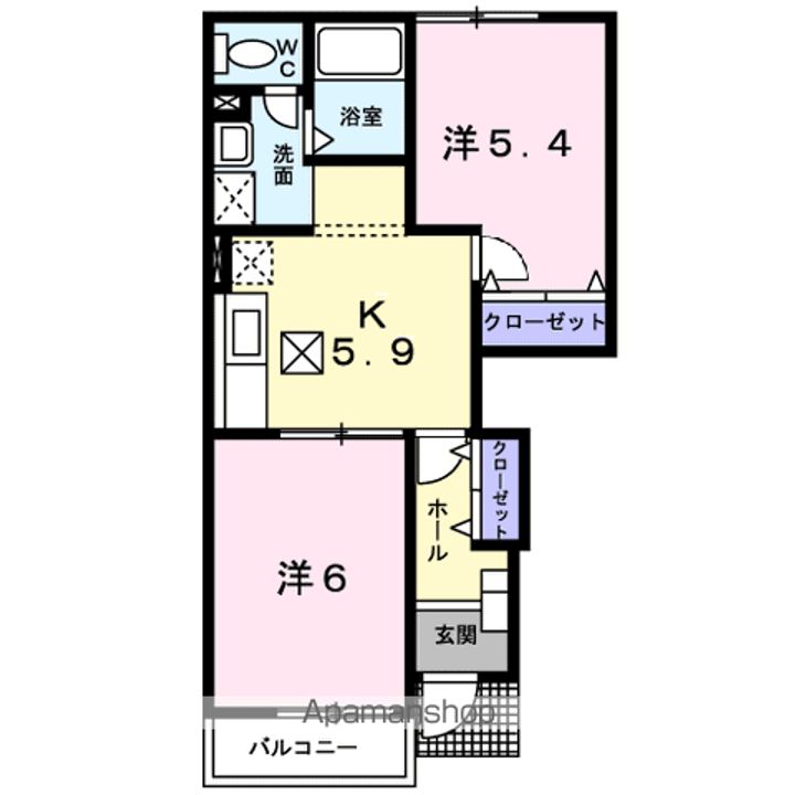 メゾン・ラフィーネの間取り