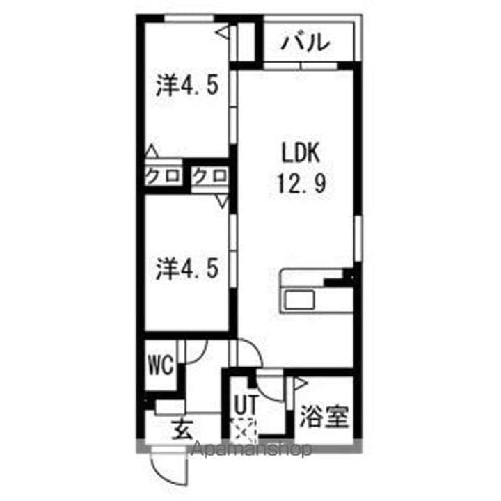 CS名塚の間取り