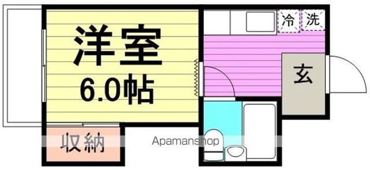 カームハイツ銀杏町305の間取り