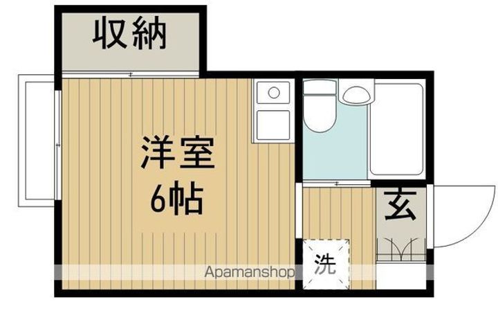 東京都中野区鷺宮3丁目の賃貸アパートの間取り