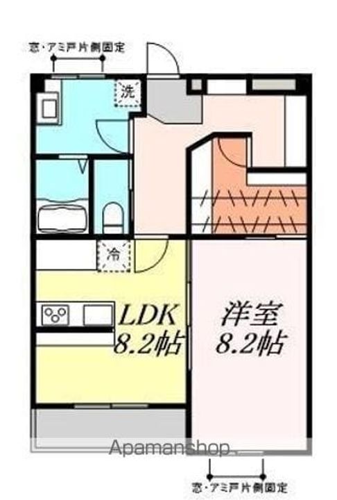 コーポ山本101の間取り