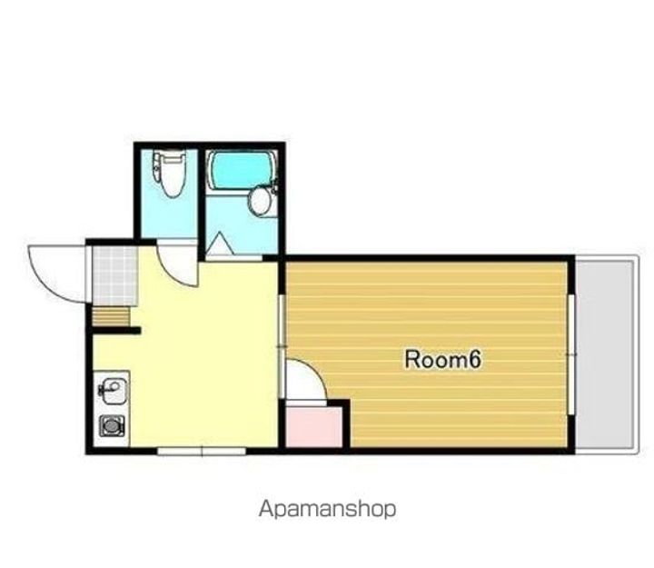 ガレリア中新町101の間取り