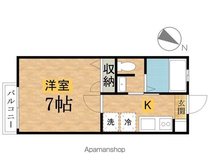 アンジュ中野の間取り