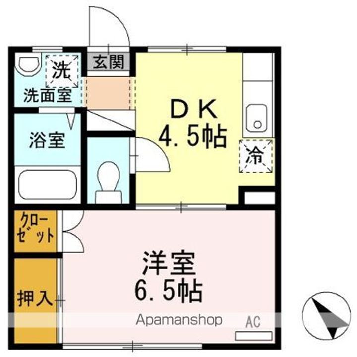 パピヨンSの間取り