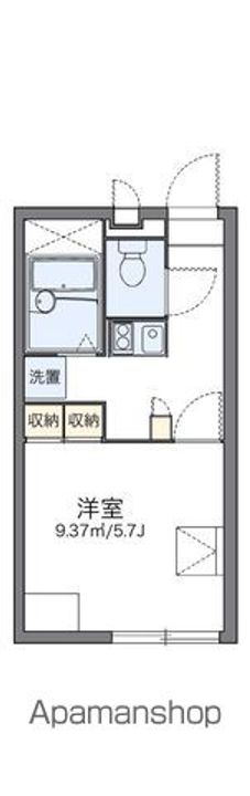 レオパレスハーベストの間取り