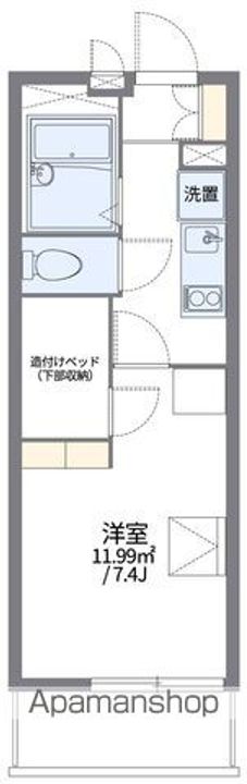 レオパレス稲葉地本通の間取り