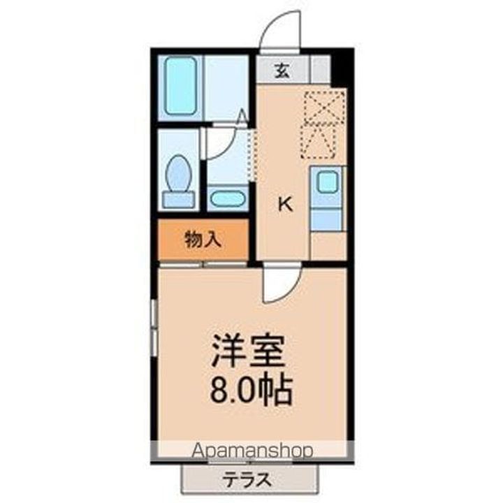 MAISON DE BEAU FLEUR (メゾンドボーフルールの間取り