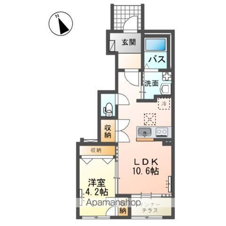 仮)阿見町阿見アパートの間取り
