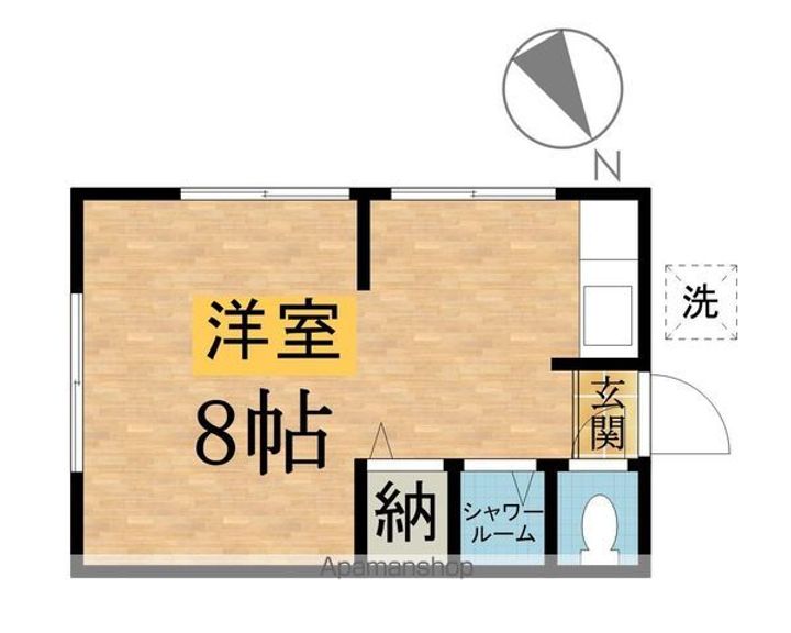 コーポハシモト201の間取り