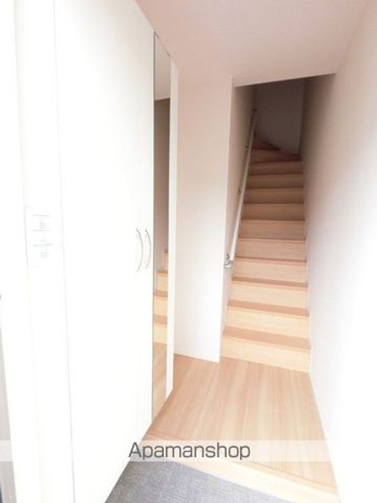 群馬県館林市坂下町の賃貸アパートの玄関