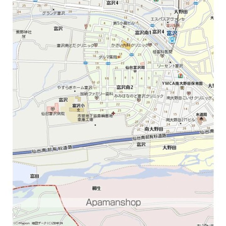 トゥインクルコート富沢の周辺