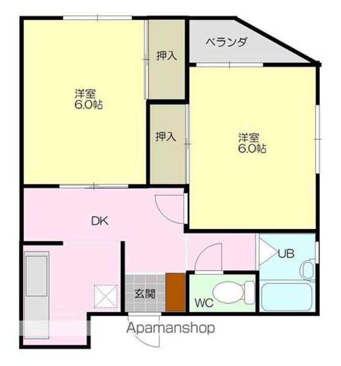 セキヤハイツの間取り