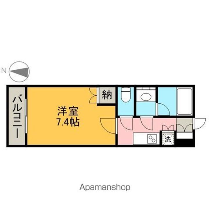グランメールモリタⅡ402の間取り