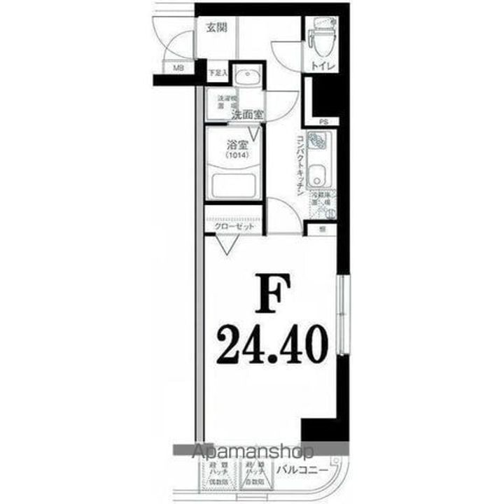 グリフィン横浜・メディオ706の間取り