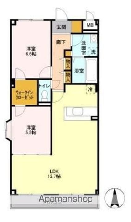 アルカンシェルの間取り