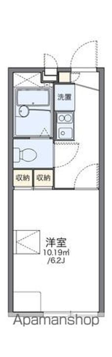レオパレスイグレック202の間取り