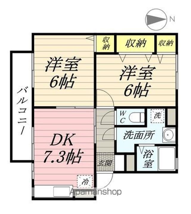 アルテール吉田の間取り