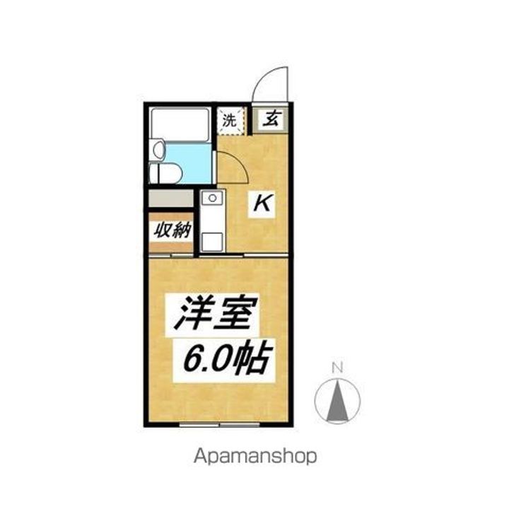 東京都練馬区早宮2丁目の賃貸アパートの間取り
