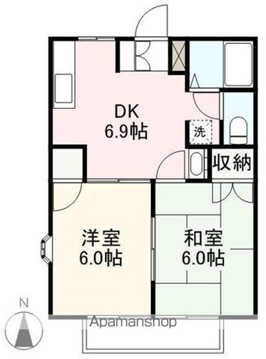 シャルムMA204の間取り