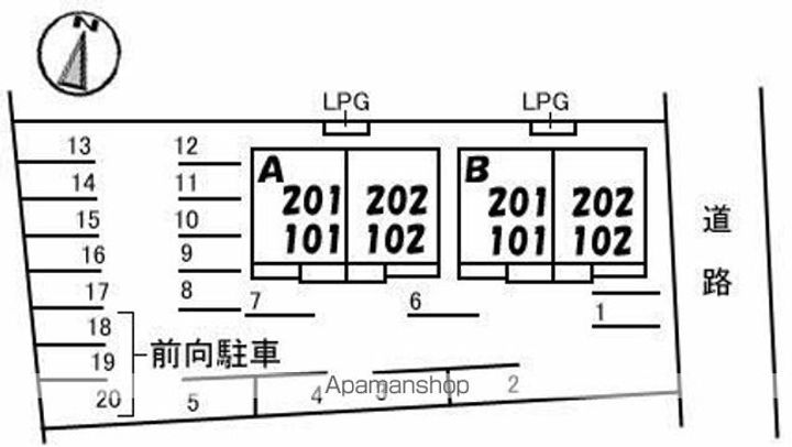 岡山県岡山市北区牟佐の賃貸アパートのその他画像