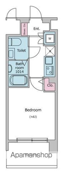 レジディア両国の間取り